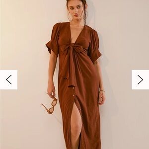 Free People Vintage summer midi dress Sz S
